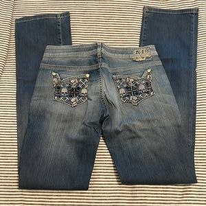 Hot skull jeans made in Italy